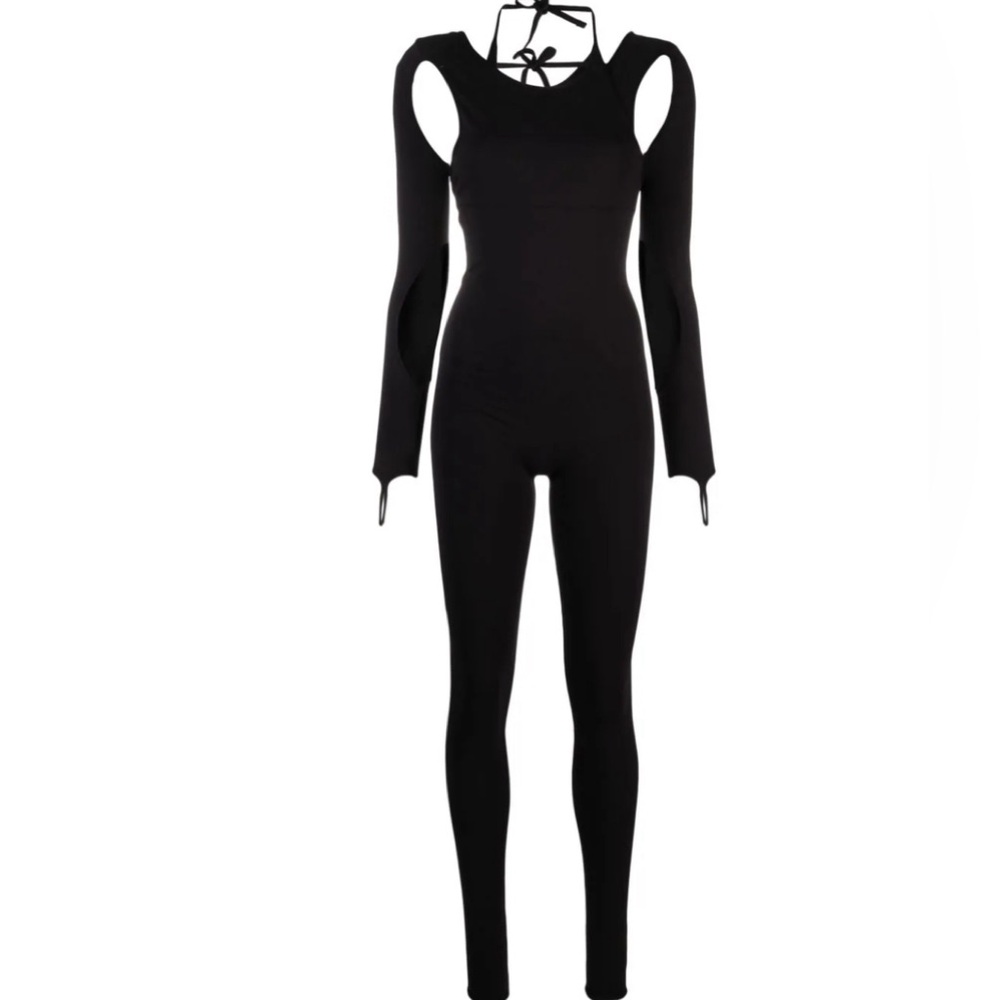 NWOT ANDREĀDAMO
cut-out halterneck jumpsuit size XXS/XS
